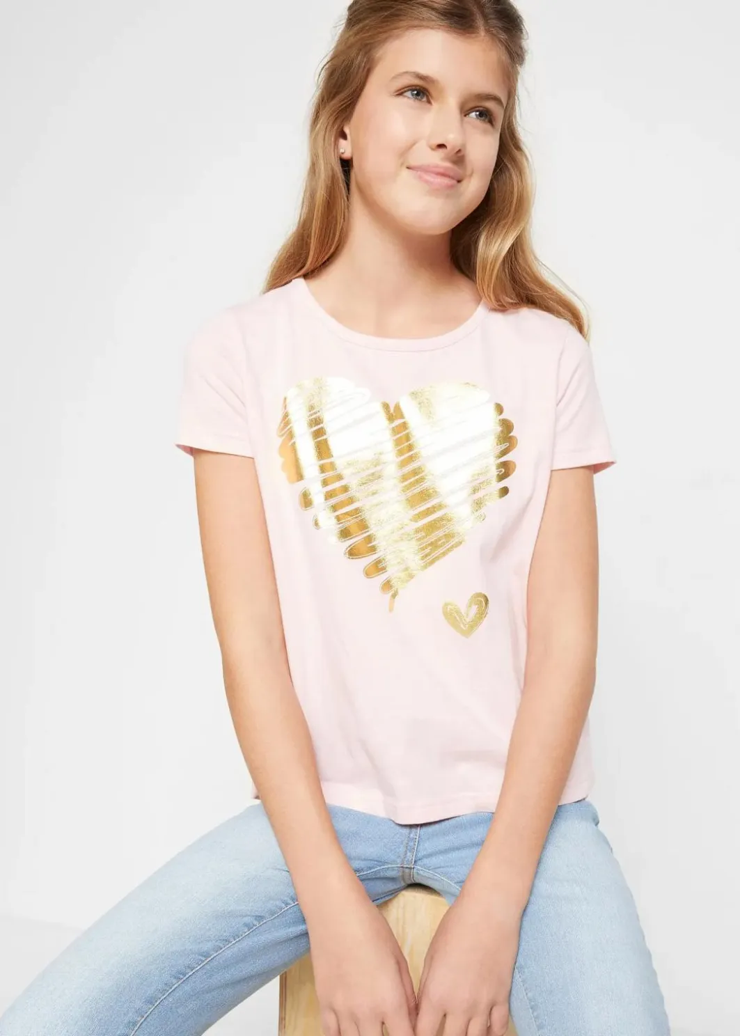 Hot T-Shirt mit Bio-Baumwolle (2er Pack) Kinder Mädchen 9-16 Jahre·Mehrfachpacks|Mädchen 9-16 Jahre·Shirts & Blusen
