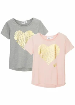 Hot T-Shirt mit Bio-Baumwolle (2er Pack) Kinder Mädchen 9-16 Jahre·Mehrfachpacks|Mädchen 9-16 Jahre·Shirts & Blusen