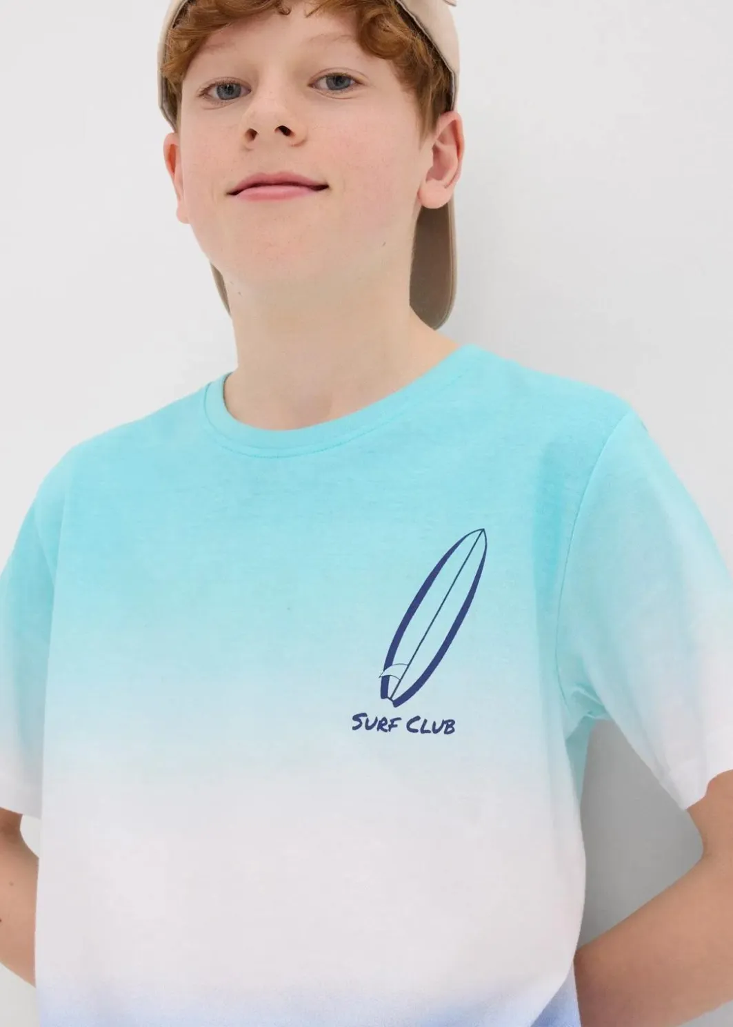 Clearance T-Shirt mit Farbverlauf aus Bio Baumwolle Kinder Jungen 9-16 Jahre·Shirts|Jungen 2-8 Jahre·Nachhaltigere Materialien