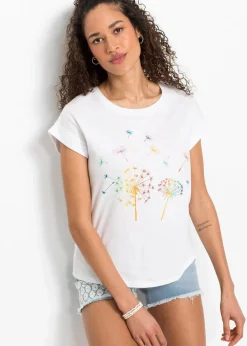 Damen bonprix Shirts & Tops|T-Shirt mit floralem Print