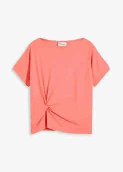 Sale T-Shirt mit Knotendetail Damen Shirts & Tops