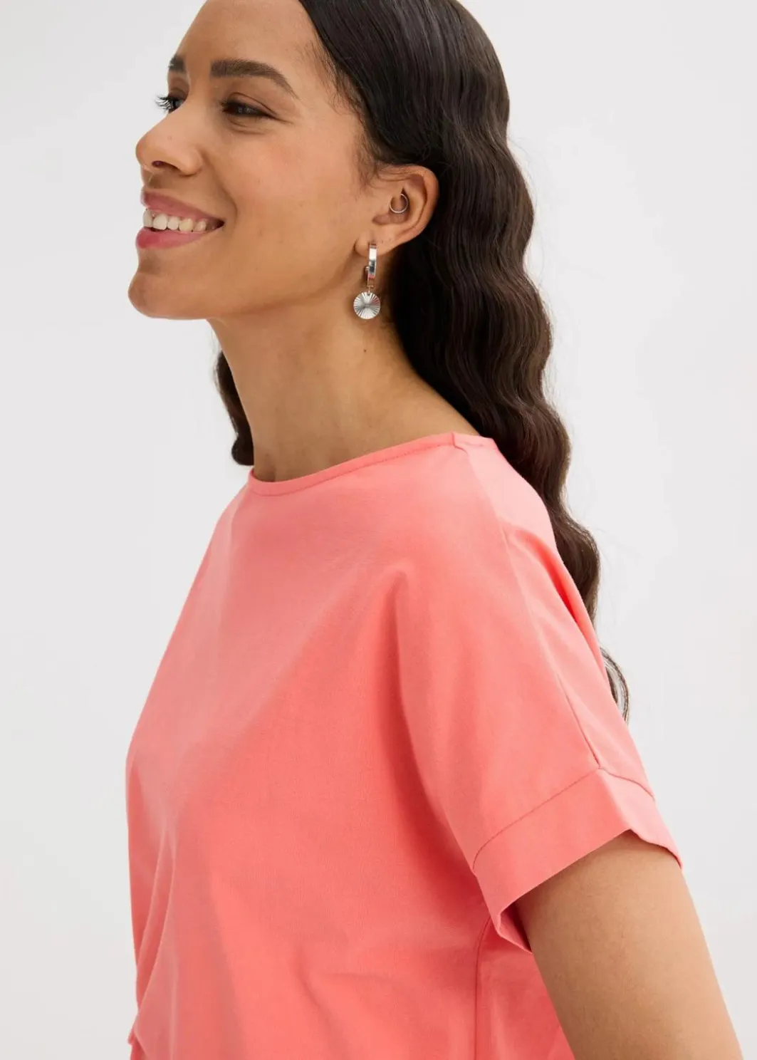 Sale T-Shirt mit Knotendetail Damen Shirts & Tops
