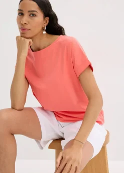 Sale T-Shirt mit Knotendetail Damen Shirts & Tops