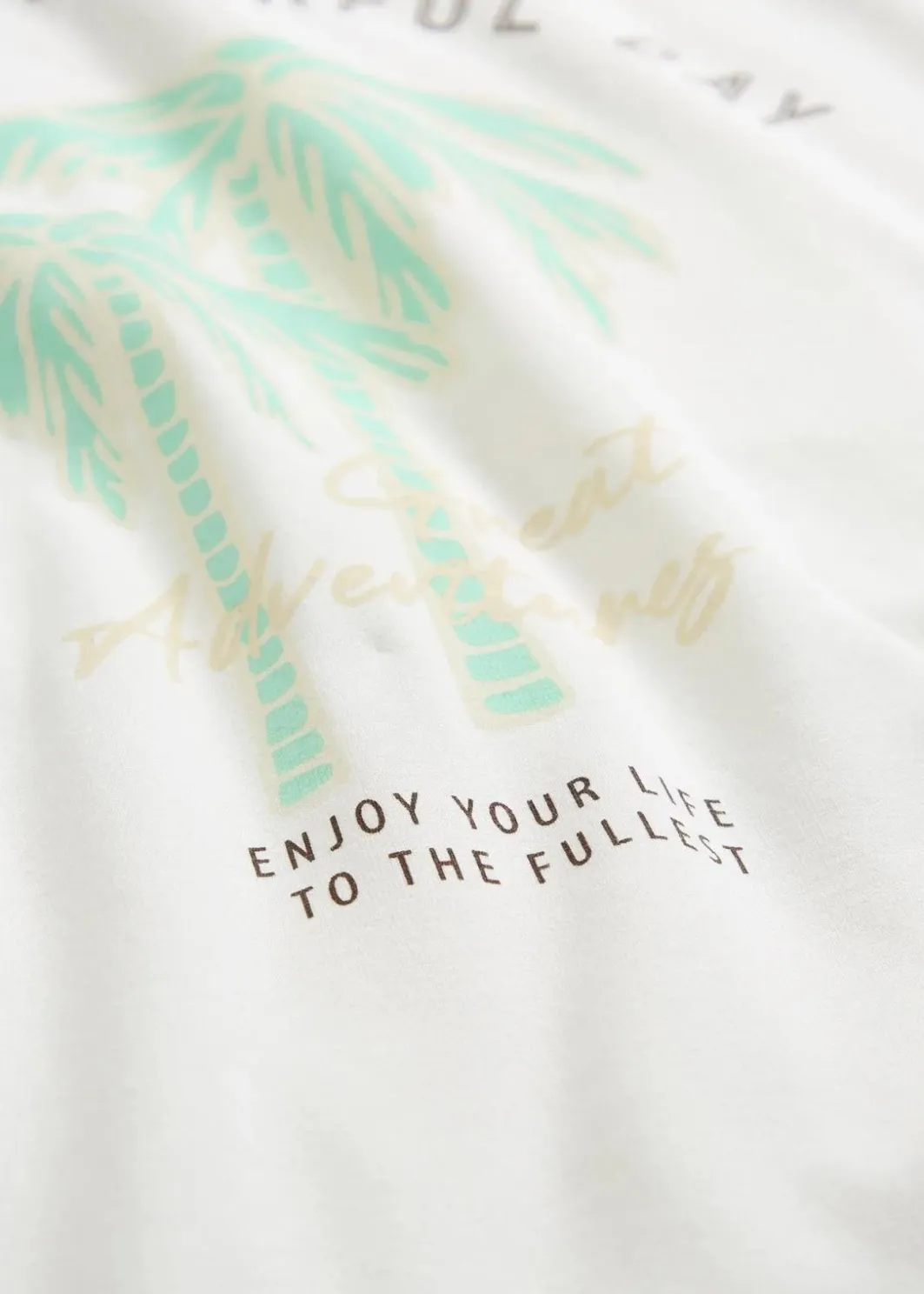 Outlet T-Shirt mit Motivprint Damen Shirts & Tops|Nachhaltigere Materialien
