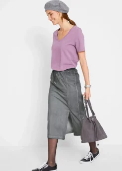 Damen bonprix Bekleidung·Röcke|Basics|T-Shirt mit reiner Bio-Baumwolle