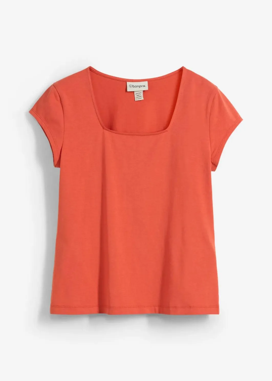 Damen bonprix Nachhaltigere Materialien|Shirts & Tops|T-Shirt mit reiner Bio-Baumwolle