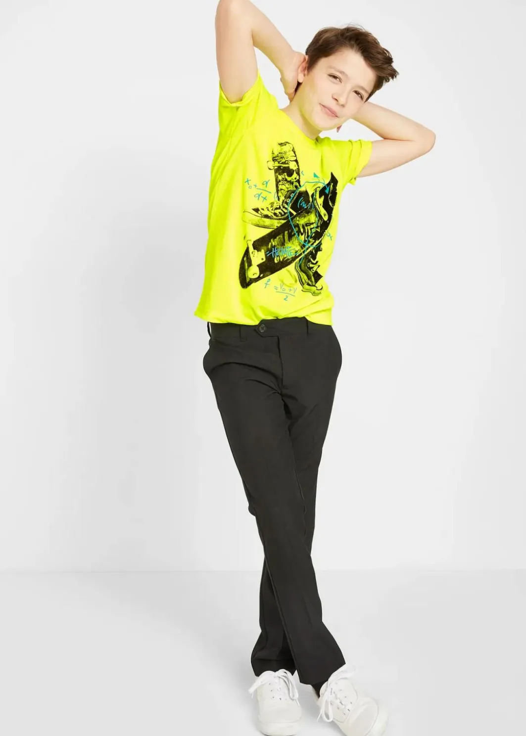 Hot T-Shirt mit Skater-Print Kinder Jungen 9-16 Jahre·Shirts