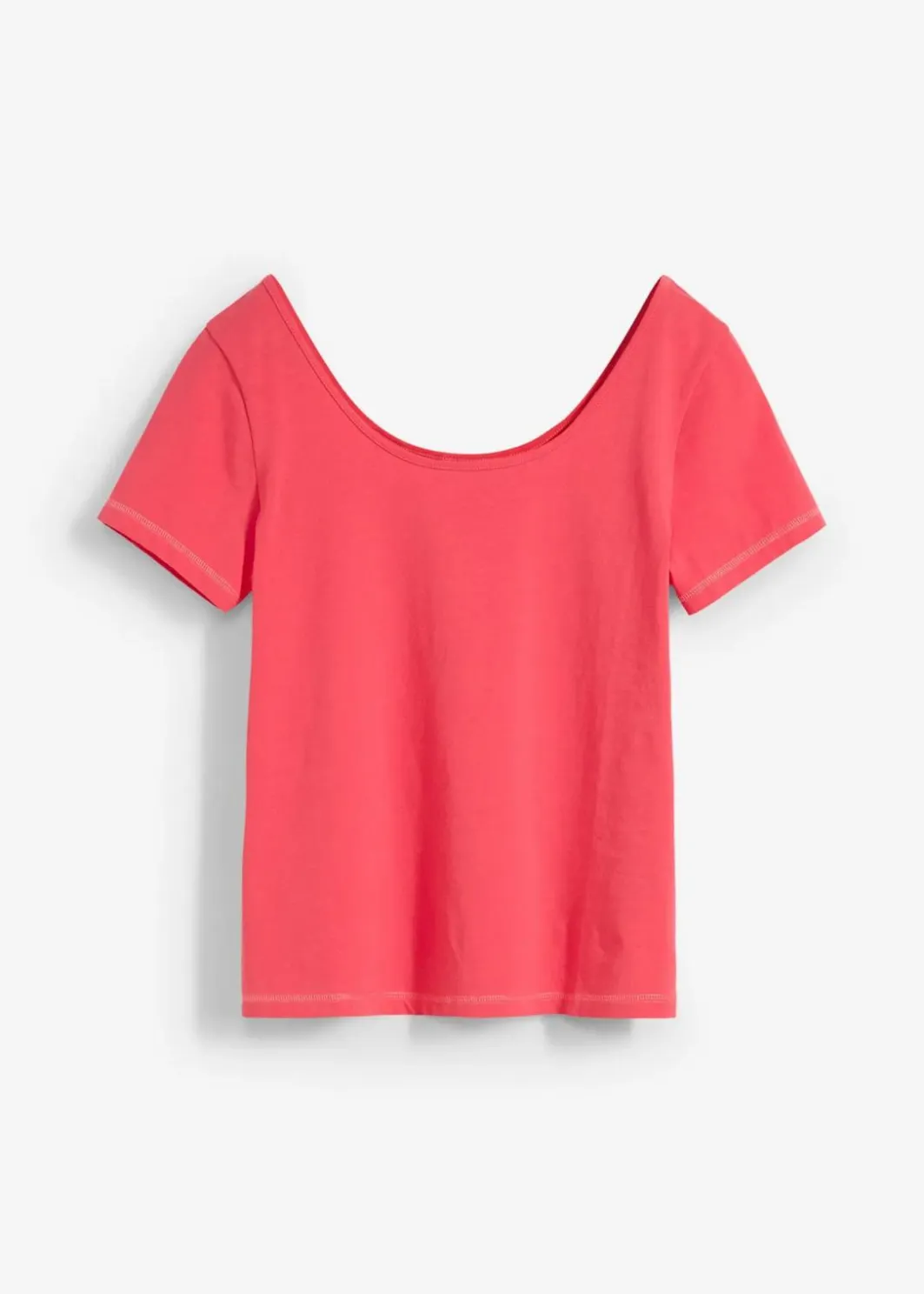 Damen bonprix Shirts & Tops|Basics|T-Shirt mit tiefem Rückenausschnitt