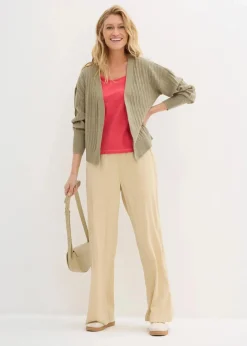 Damen bonprix Shirts & Tops|Basics|T-Shirt mit tiefem Rückenausschnitt