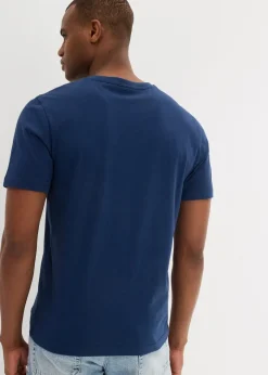 New T-Shirt mit V-Ausschnitt aus reiner Bio-Baumwolle (2er Pack) Herren Shirts & Polos|Basics