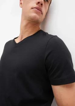 Herren bonprix Shirts & Polos|Basics|T-Shirt mit V-Ausschnitt (3er Pack)