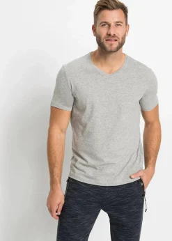 Hot T-Shirt mit V-Ausschnitt (3er Pack) Herren Shirts & Polos|Basics