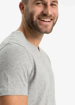 Hot T-Shirt mit V-Ausschnitt (3er Pack) Herren Shirts & Polos|Basics