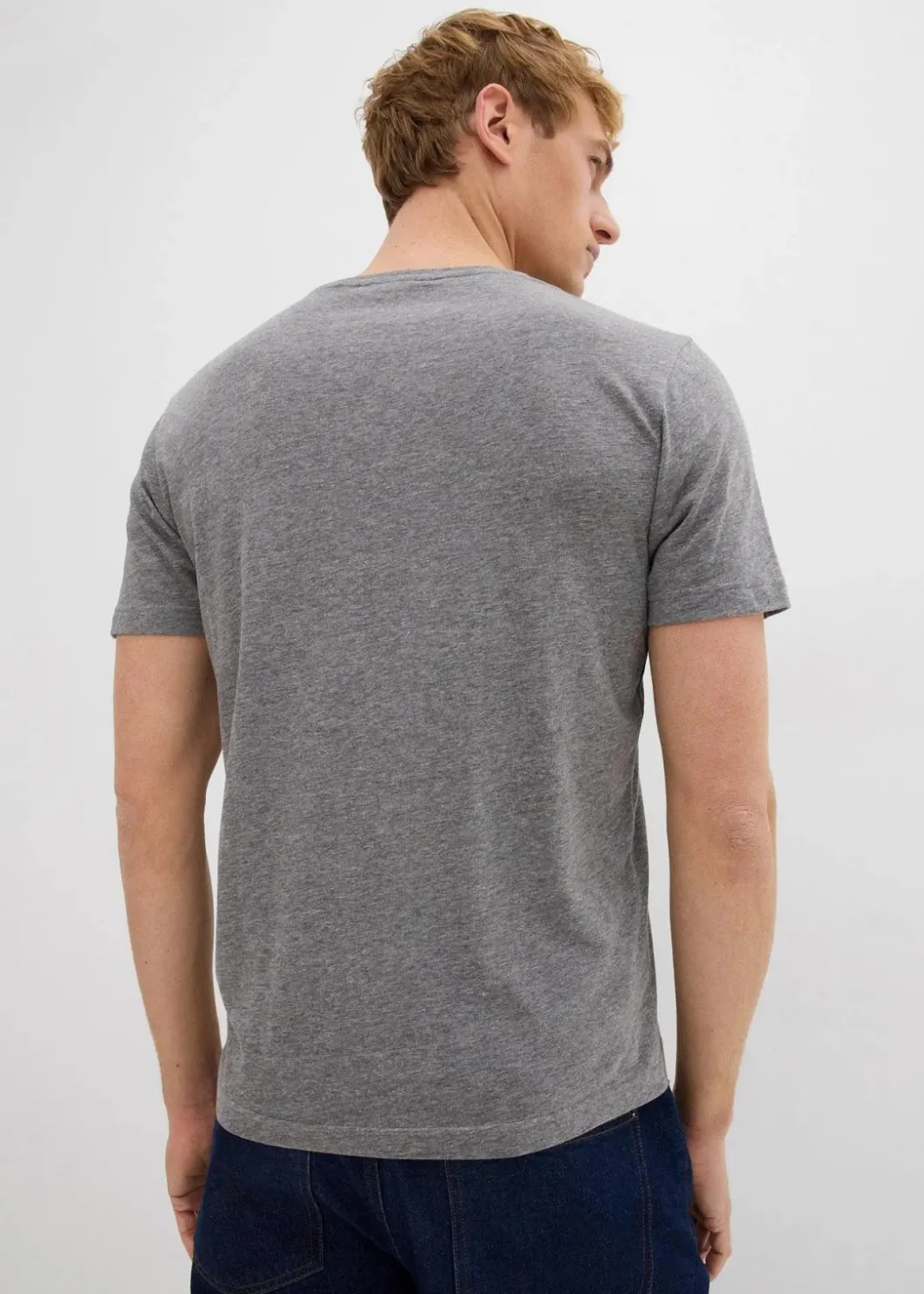 Herren bonprix Shirts & Polos|Basics|T-Shirt mit V-Ausschnitt (3er Pack)