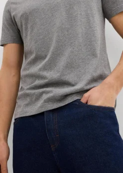 Herren bonprix Shirts & Polos|Basics|T-Shirt mit V-Ausschnitt (3er Pack)