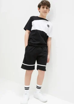 Sale T-Shirt und Jersey-Bermuda (2-tlg.Set) aus reiner Bio-Baumwolle Kinder Jungen 9-16 Jahre·Shorts|Jungen 9-16 Jahre·Shirts