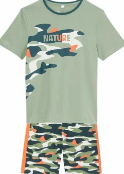 Kinder bonprix Jungen 2-8 Jahre·Shorts|Jungen 2-8 Jahre·Shirts|T-Shirt und kurze Hose aus reiner Baumwolle (2-tlg.Set)