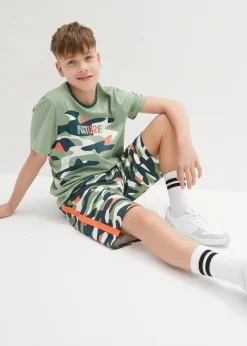 Kinder bonprix Jungen 2-8 Jahre·Shorts|Jungen 2-8 Jahre·Shirts|T-Shirt und kurze Hose aus reiner Baumwolle (2-tlg.Set)