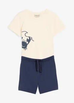 Online T-Shirt und kurze Jersey-Shorts (2-tlg.Set) aus Bio-Baumwolle Kinder Jungen 2-8 Jahre·Shorts|Jungen 2-8 Jahre·Nachhaltigere Materialien