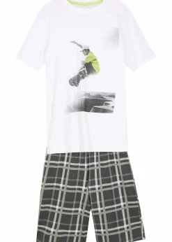 Discount T-Shirt und kurze Shirthose (2-tlg.Set) aus Bio Baumwolle Kinder Jungen 9-16 Jahre·Shorts|Jungen 9-16 Jahre·Shirts