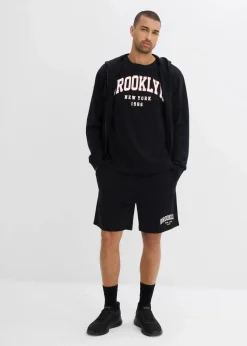 New T-Shirt und Shorts aus schwerer Bio-Baumwolle (2-tlg.Set) Herren Große Größen|Sportbekleidung