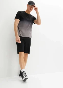 Clearance T-Shirt und Sweat-Bermuda (2-tlg.Set) aus reiner Baumwolle Herren Hosen|Shirts & Polos