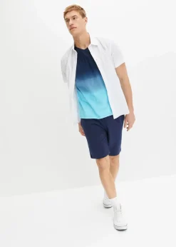 New T-Shirt und Sweat-Bermuda (2-tlg.Set) aus reiner Baumwolle Herren Große Größen|Shirts & Polos