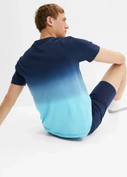 New T-Shirt und Sweat-Bermuda (2-tlg.Set) aus reiner Baumwolle Herren Große Größen|Shirts & Polos