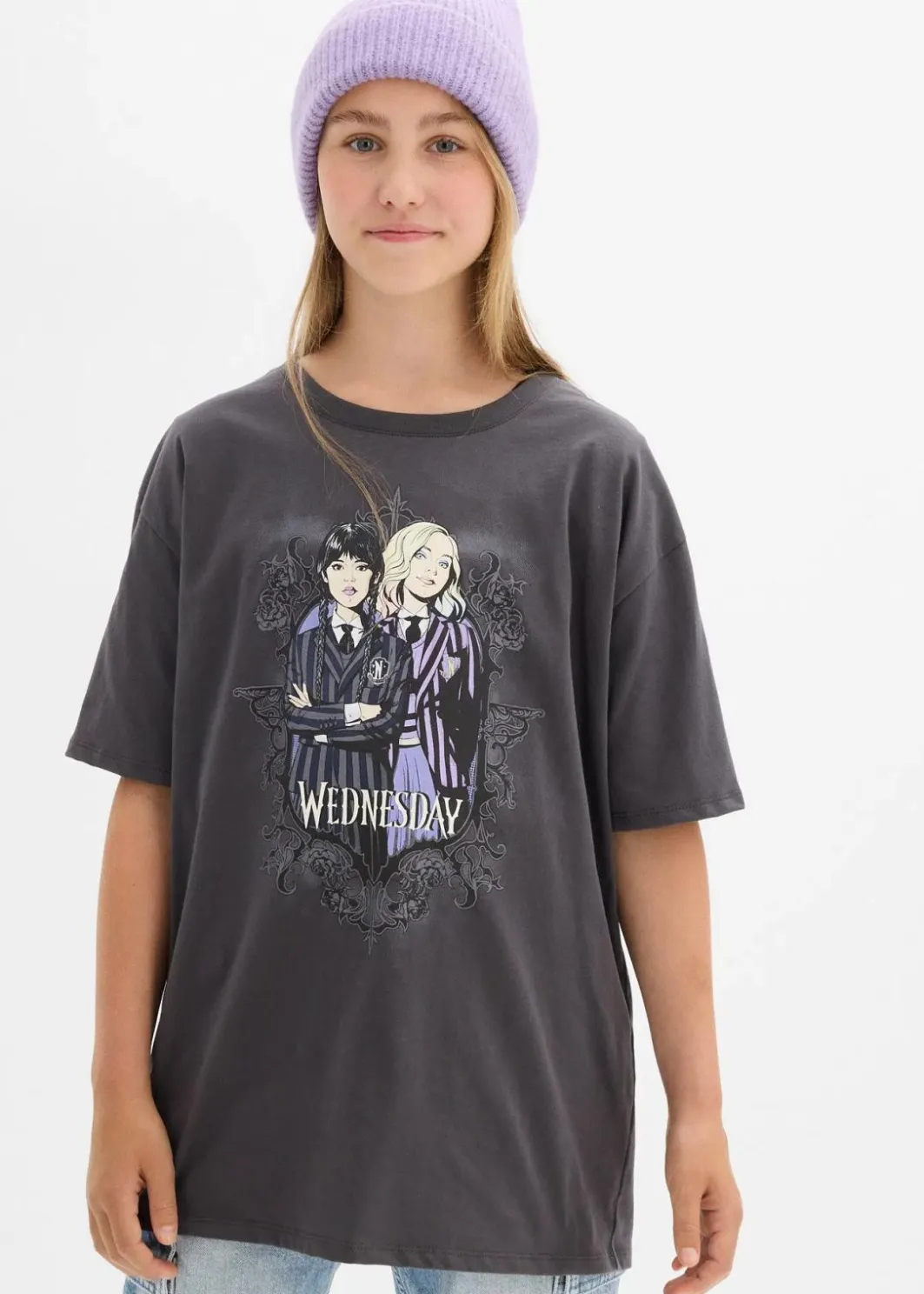 Outlet T-Shirt aus reiner Baumwolle Kinder Mädchen 9-16 Jahre·Shirts & Blusen