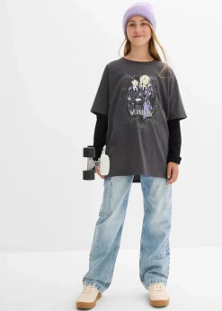 Outlet T-Shirt aus reiner Baumwolle Kinder Mädchen 9-16 Jahre·Shirts & Blusen