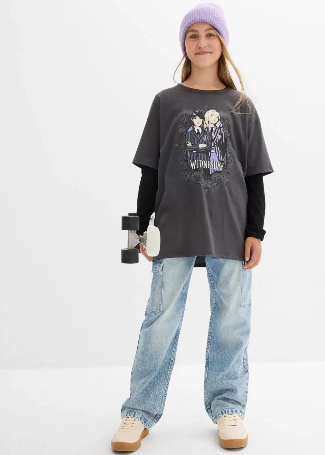Outlet T-Shirt aus reiner Baumwolle Kinder Mädchen 9-16 Jahre·Shirts & Blusen