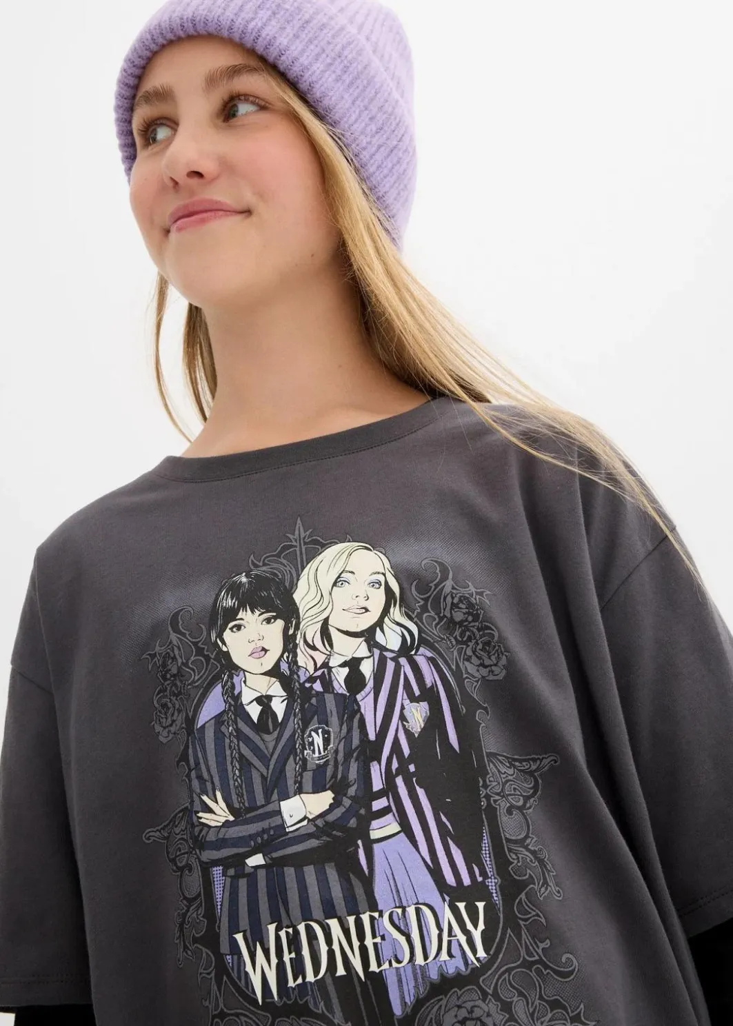 Outlet T-Shirt aus reiner Baumwolle Kinder Mädchen 9-16 Jahre·Shirts & Blusen