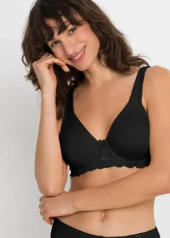 Hot T-Shirt-BH mit gepolsterten Trägern Damen Große Cups D-H|Bhs