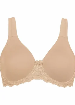 Outlet T-Shirt-BH mit gepolsterten Trägern Damen Große Cups D-H|Bhs
