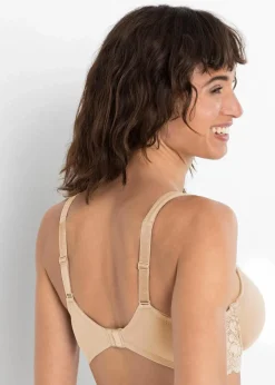 Outlet T-Shirt-BH mit gepolsterten Trägern Damen Große Cups D-H|Bhs