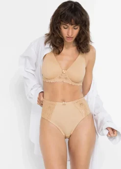 Outlet T-Shirt-BH mit gepolsterten Trägern Damen Große Cups D-H|Bhs