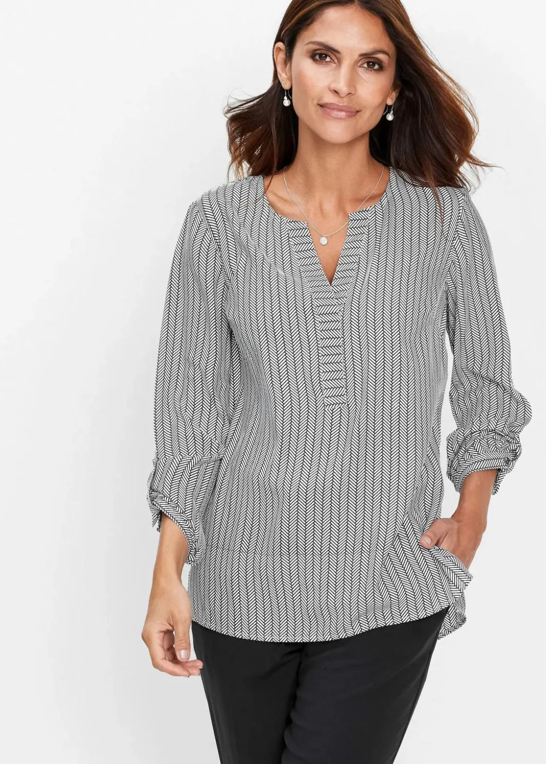 Tunika Damen Bekleidung·Jacken & Mäntel|Blusen & Tuniken