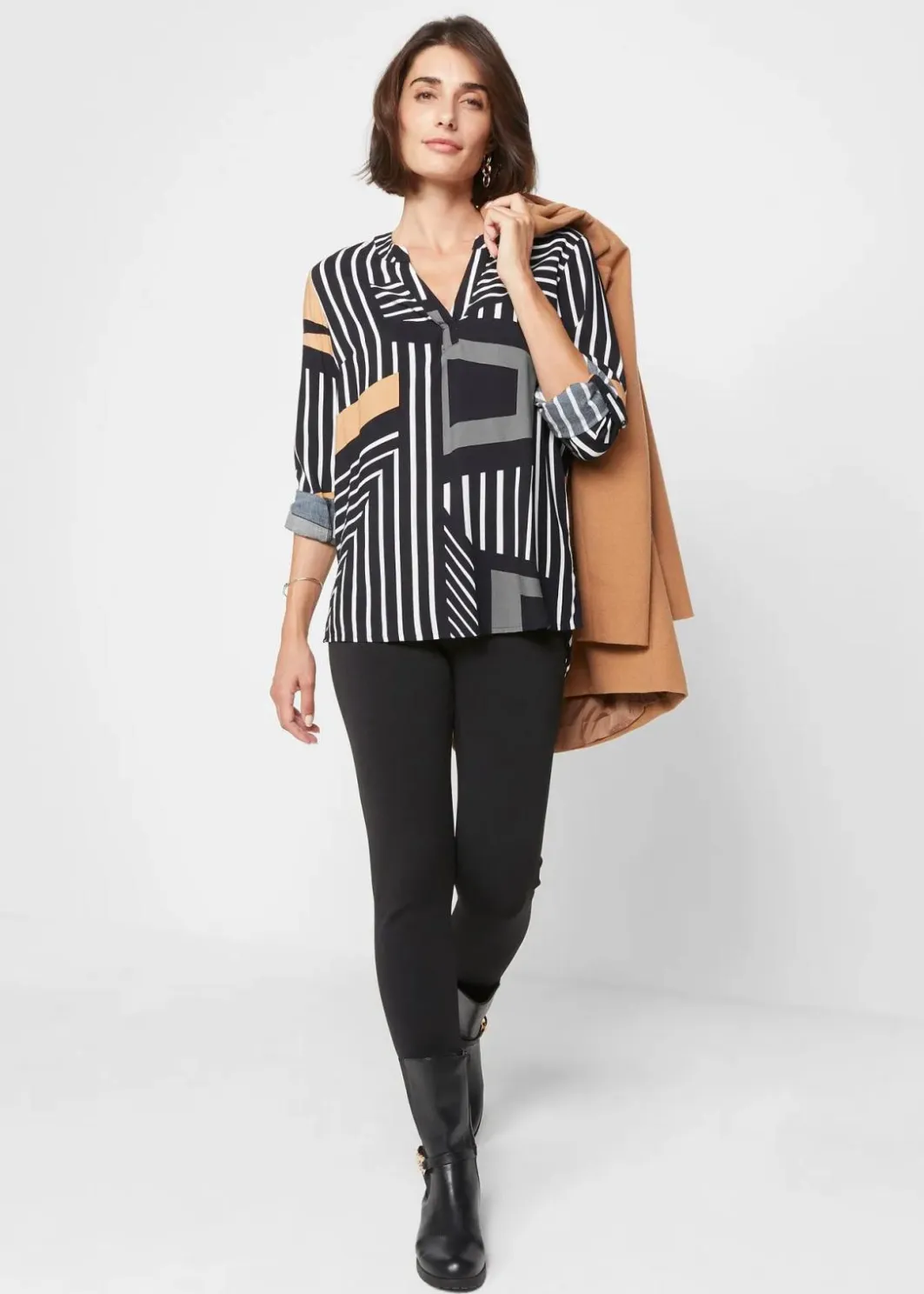 Hot Tunika Damen Bekleidung·Jacken & Mäntel|Blusen & Tuniken