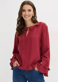 Sale Tunika aus feinem Viskose-Mix Damen Bekleidung·Jacken & Mäntel|Blusen & Tuniken