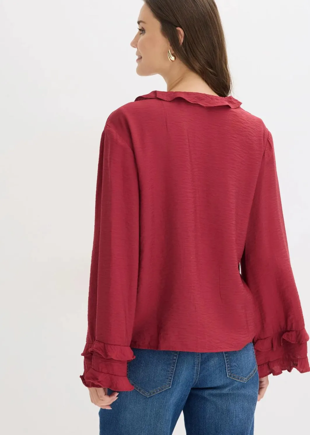 Sale Tunika aus feinem Viskose-Mix Damen Bekleidung·Jacken & Mäntel|Blusen & Tuniken