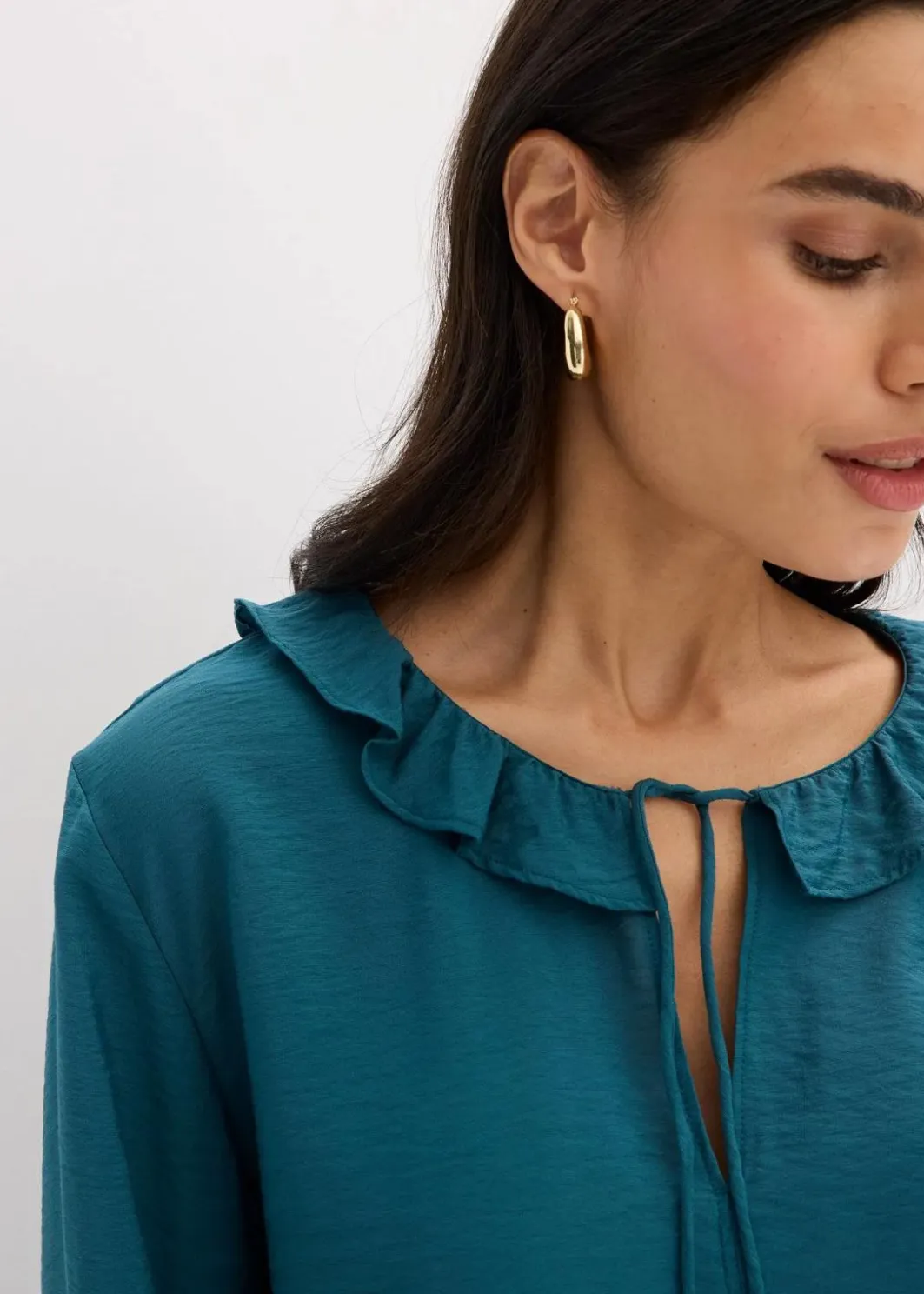 Damen bonprix Blusen & Tuniken|Bekleidung·Jacken & Mäntel|Tunika aus feinem Viskose-Mix