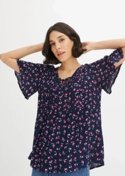 Damen bonprix Blusen & Tuniken|Bekleidung·Jacken & Mäntel|Tunika aus nachhaltiger Viskose