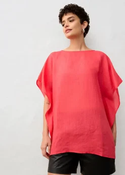 Hot Tunika aus Ramie Damen Bekleidung·Jacken & Mäntel|Blusen & Tuniken