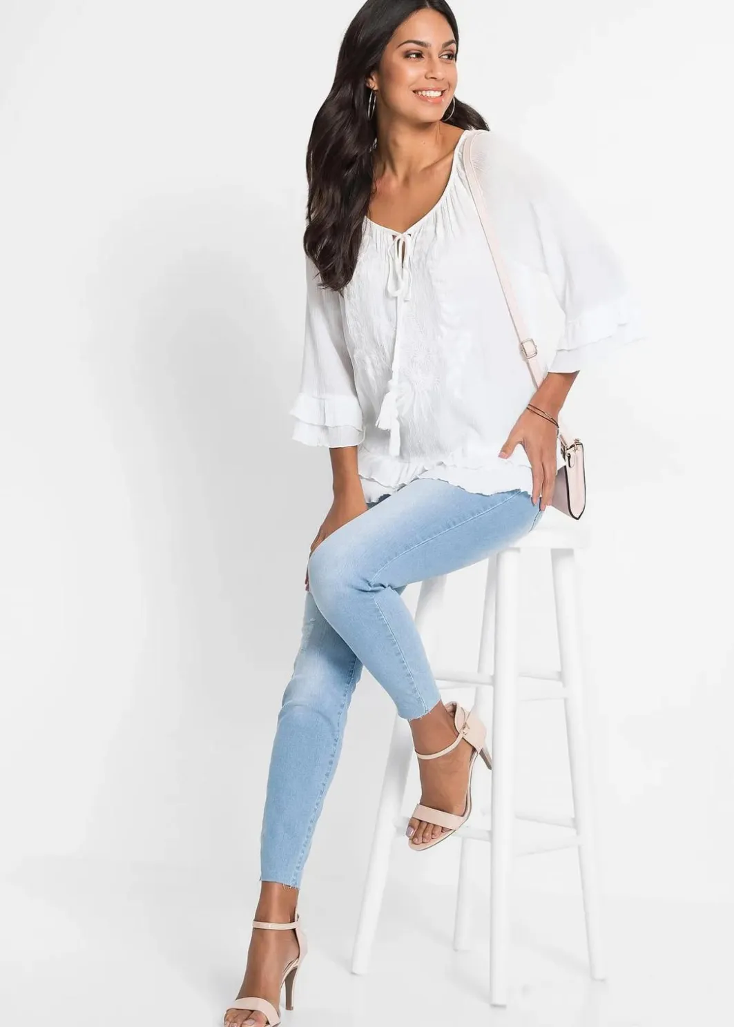 Damen bonprix Nachhaltigere Materialien|Blusen & Tuniken|Tunika aus softer Viskose