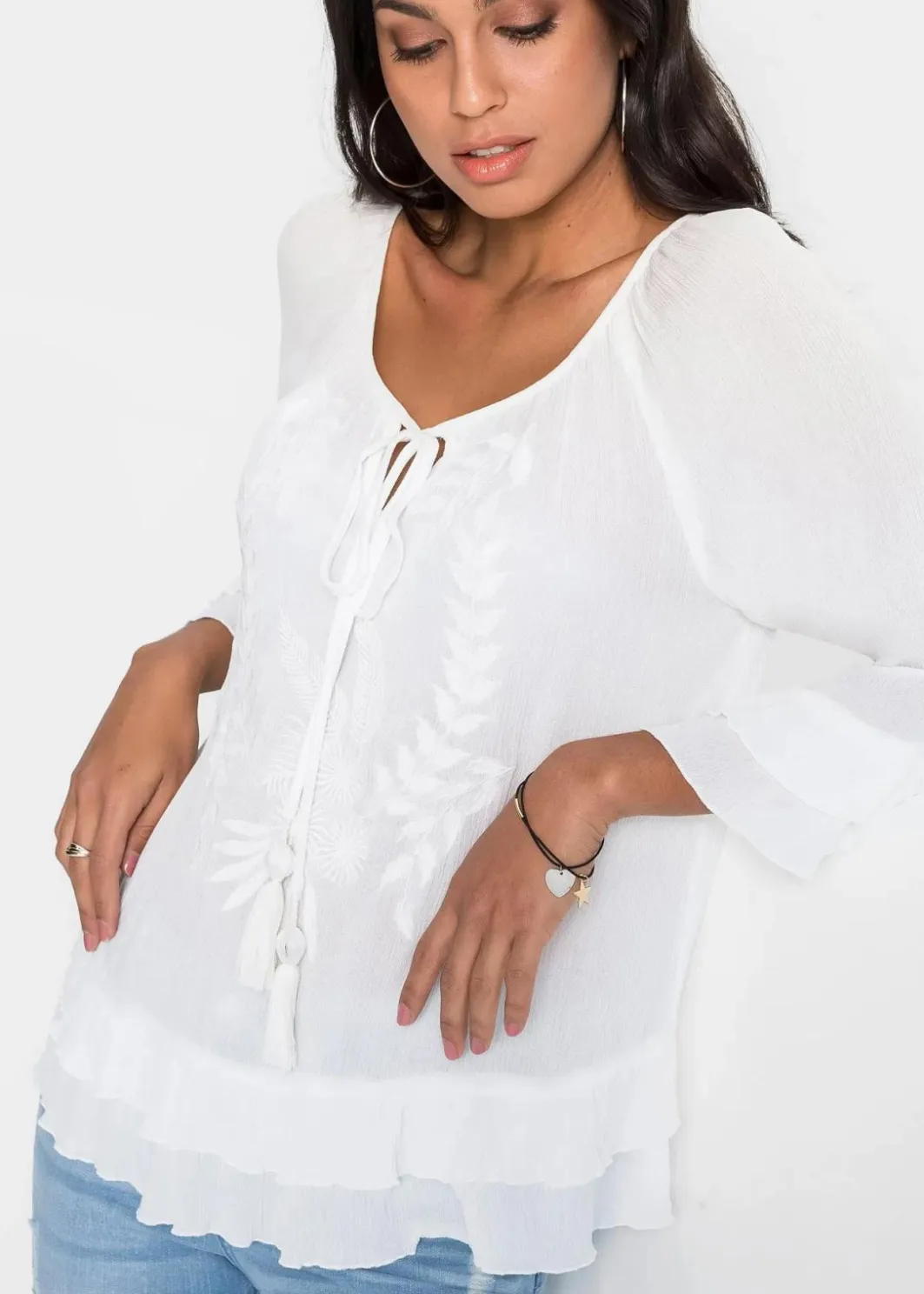 Damen bonprix Nachhaltigere Materialien|Blusen & Tuniken|Tunika aus softer Viskose