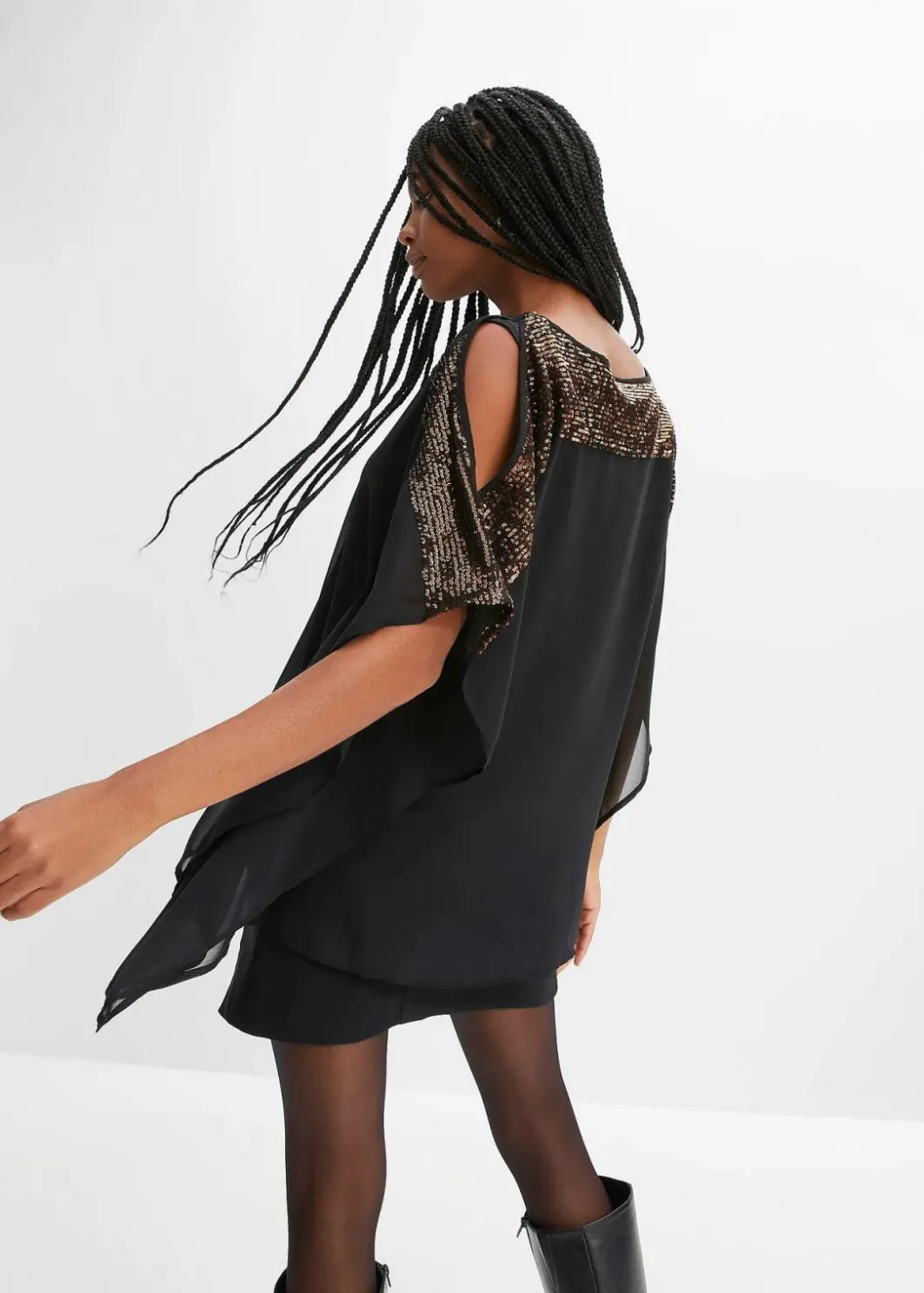 Tunika mit Pailletten Damen Bekleidung·Jacken & Mäntel|Festliche Mode