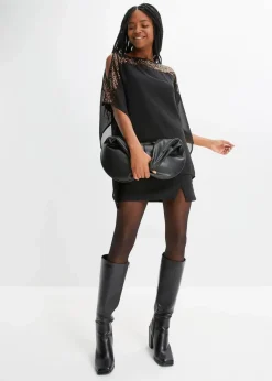 Tunika mit Pailletten Damen Bekleidung·Jacken & Mäntel|Festliche Mode