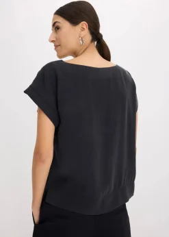 Online Tunika mit U-Boot Ausschnitt Damen Blusen & Tuniken|Bekleidung·Jacken & Mäntel