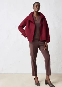 Damen bonprix Blusen & Tuniken|Bekleidung·Jacken & Mäntel|Tunika mit Wolle