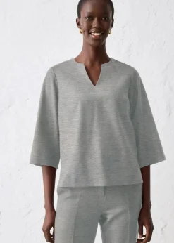 Best Tunika mit Wolle Damen Bekleidung·Jacken & Mäntel|Blusen & Tuniken